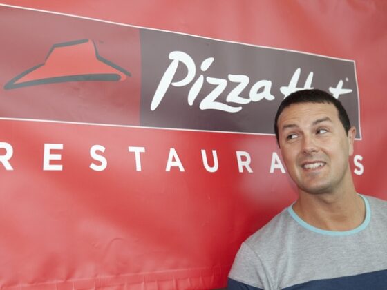 Paddy McGuinness Pizza Hut Restaurants John Cooper Manchester Cameraman